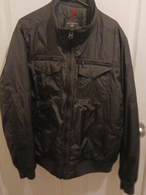 Dockers Men's jacket Black zip up with Lining